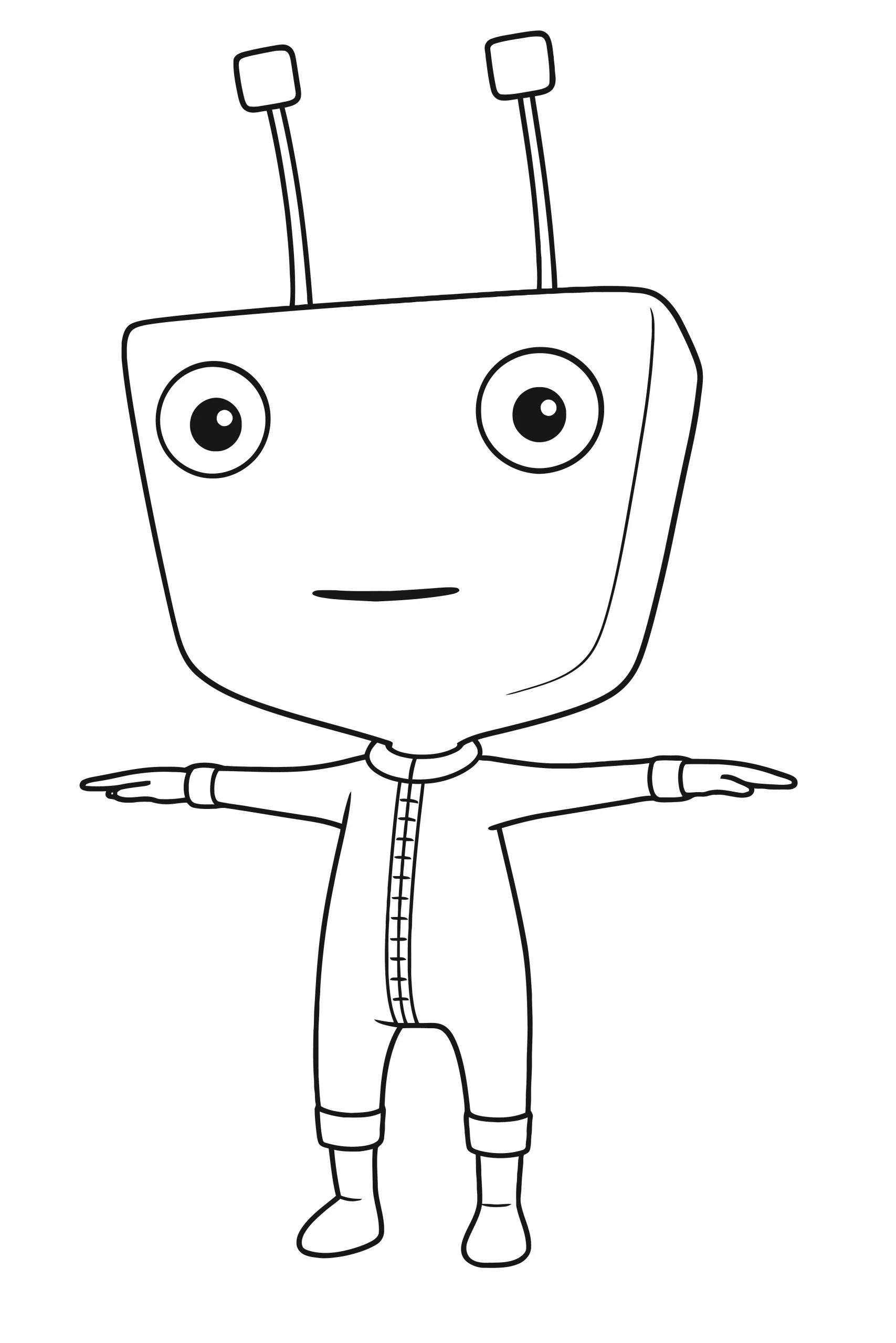 Gambar Mewarnai Adu Du Kecil