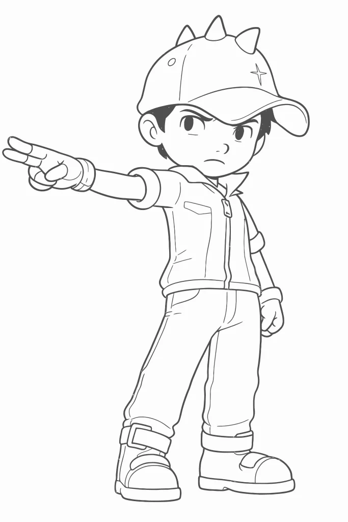 Gambar Mewarnai Boboiboy Cahaya