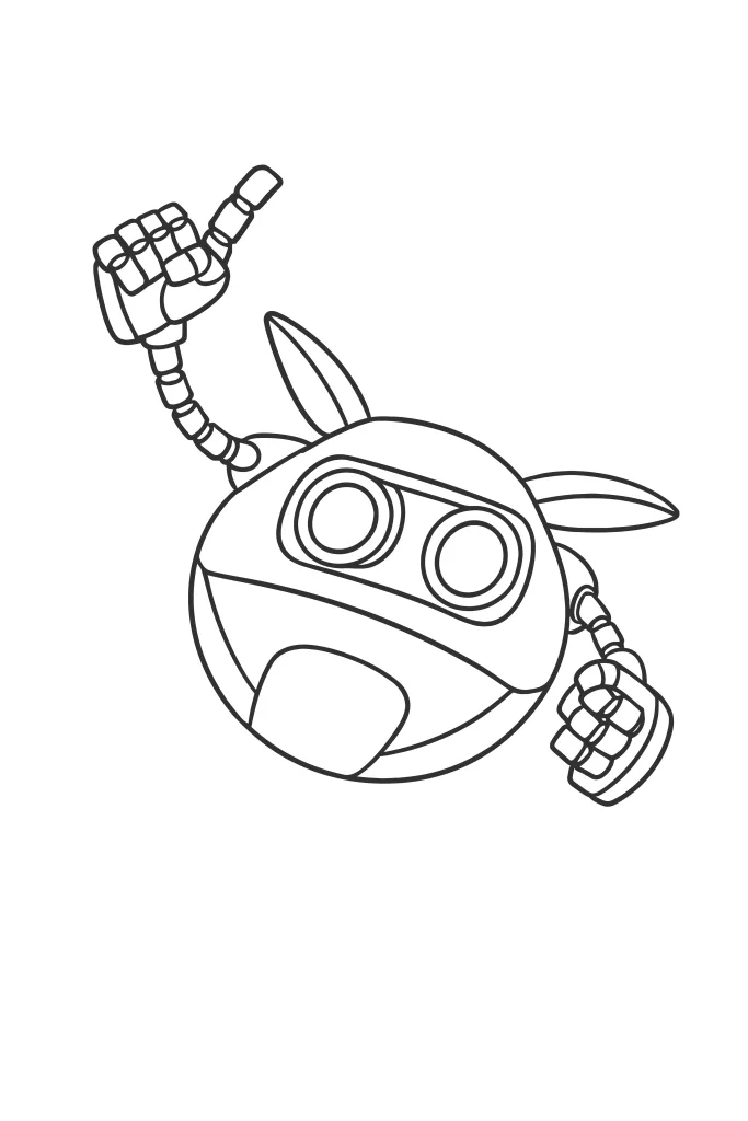 Gambar Mewarnai Ochobot Boboiboy